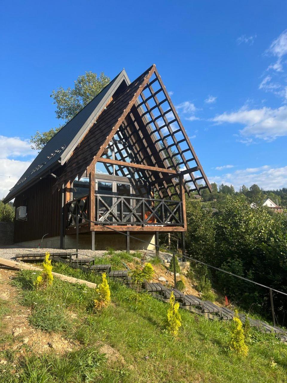 Valley Hills-Котедж На Схилах Гір З Чаном-Джакузі Slavske Exteriör bild